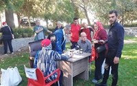 به مناسبت هفته سالمندان ایستگاه سیار سلامت در پارک الغدیر ارومیه برپا گردید