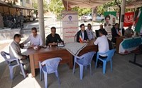 برپایی میز ارتباطات مردمی و میز خدمت مرکز بهداشت شهرستان ارومیه در مصلی امام خمینی(ره)